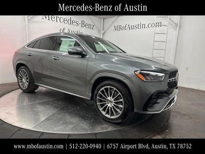 2026 Mercedes-Benz GLE 450 in Selenite Grey Metallic — front three-quarter view