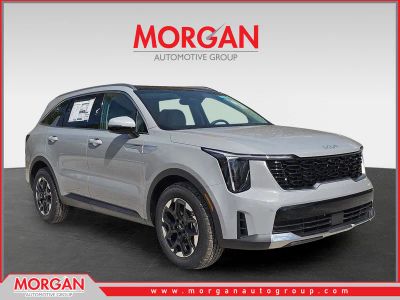 2026 Kia Sorento S in Wolf Gray — front three-quarter view