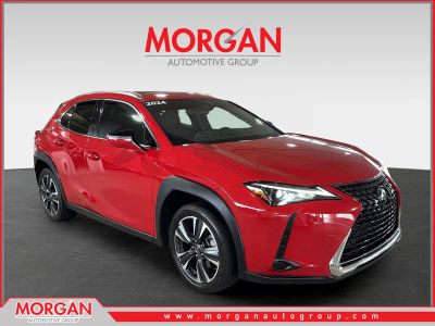 2024 Lexus UX 250h Base in Red — front three-quarter view