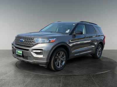 2023 Ford Explorer — rear three-quarter view