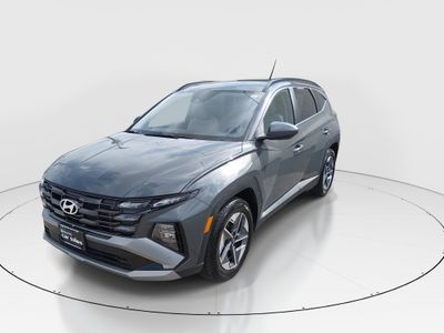 2025 Hyundai Tucson — rear three-quarter view