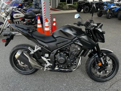 2025 Honda® CB500F — front three-quarter view