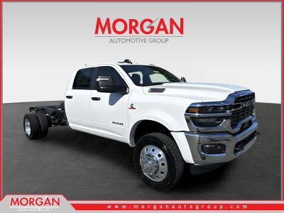 2026 Ram 5500HD Tradesman in White — front three-quarter view