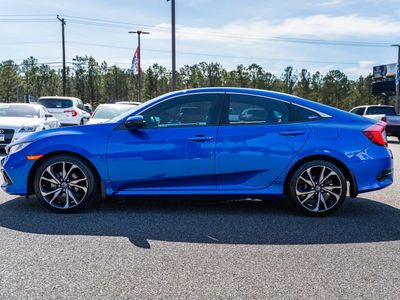 2020 Honda Civic — rear three-quarter view