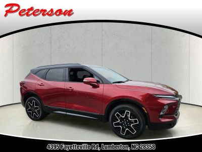 2024 Chevrolet Blazer FWD RS in Radiant Red Tintcoat — front three-quarter view