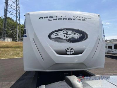 2027 Forest River RV Cherokee Arctic Wolf — rear three-quarter view