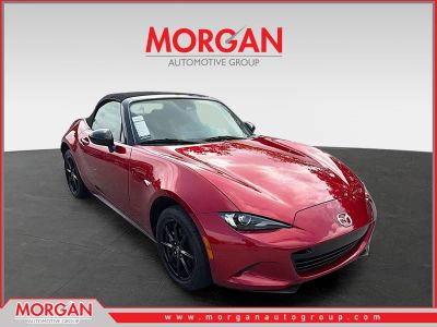 2024 Mazda MX-5 Miata Sport in Soul Red Crystal Metallic — front three-quarter view