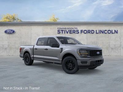 2026 Ford F-150 STX in Carbonized Gray Metallic — front three-quarter view