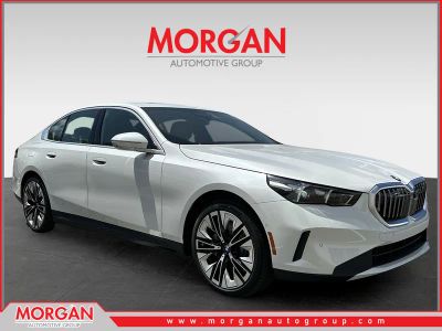 2026 BMW 5 Series 530i xDrive in White — front three-quarter view