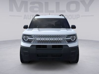 2026 Ford Bronco Sport Big Bend in White — front three-quarter view