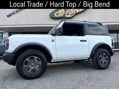 2024 Ford Bronco Big Bend in Oxford White — front three-quarter view