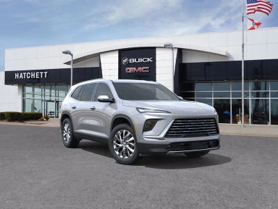 2026 Buick Enclave Preferred in Moonstone Gray Metallic — front three-quarter view