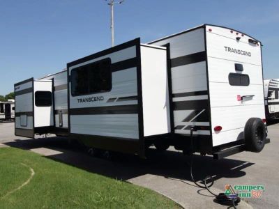 2027 Grand Design Transcend Xplor — rear three-quarter view