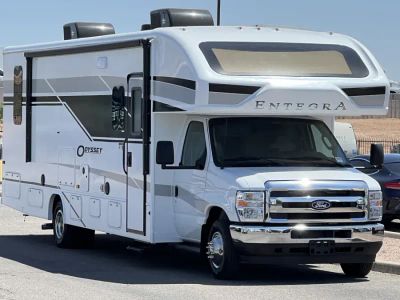 2027 Entegra ODYSSEY — front three-quarter view