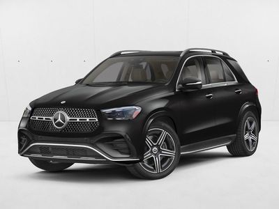 2026 Mercedes-Benz GLE 580 GLE 580 4MATIC &reg; SUV in Obsidian Black — front three-quarter view