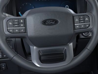 2026 Ford F-150 Lariat in Gray — front three-quarter view