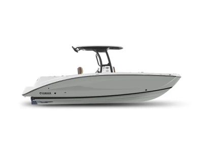 2026 Yamaha Boats 255 FSH Sport E — front three-quarter view