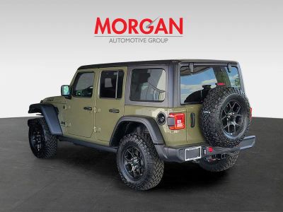 2026 Jeep Wrangler — rear three-quarter view