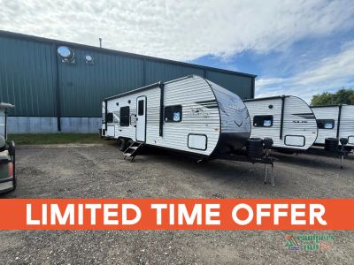 2027 Jayco Jay Flight SLX — front three-quarter view