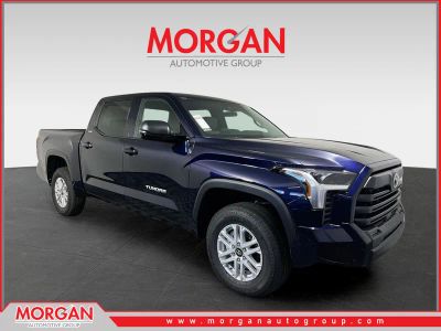 2026 Toyota Tundra 4WD SR5 in Blueprint — front three-quarter view