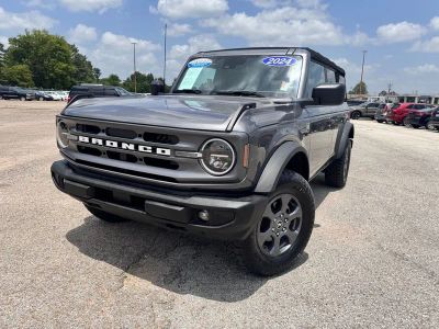 2024 Ford Bronco Big Bend in Gray Metallic — front three-quarter view