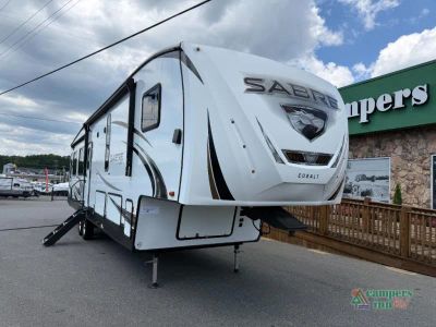 2022 Forest River RV Sabre — front three-quarter view