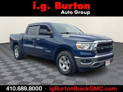 2020 RAM 1500 Big Horn/Lone Star in Patriot Blue Pearlcoat — front three-quarter view
