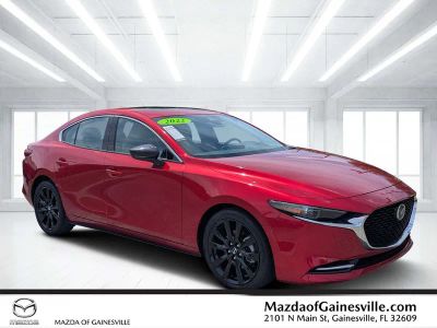 2022 Mazda Mazda3 3 2.5 Turbo in Red — front three-quarter view