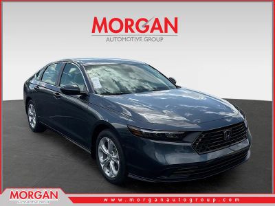 2026 Honda Accord Sedan LX in Meteorite Gray Metallic — front three-quarter view
