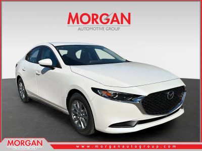 2026 Mazda Mazda3 3 2.5 S Base in White — front three-quarter view