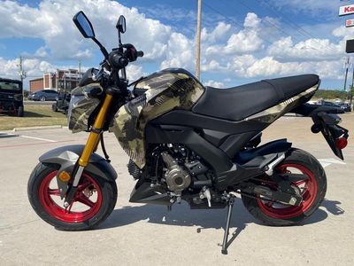 2025 Kawasaki Z125 PRO Cypher Camo Beige - Photo 7