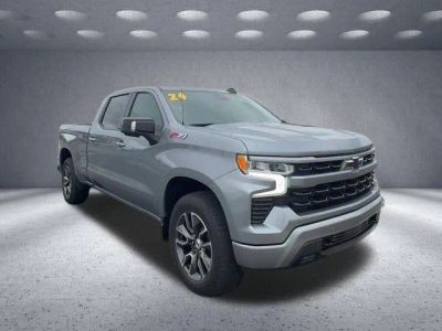 2024 Chevrolet Silverado 1500 RST in Sterling Gray Metallic — front three-quarter view