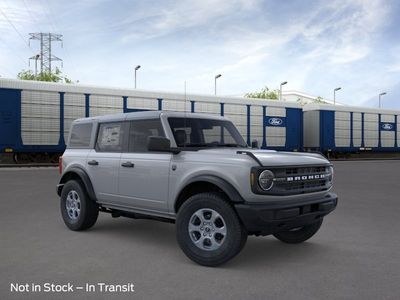2026 Ford Bronco Big Bend in Avalanche Gray — front three-quarter view