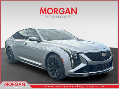 2025 Cadillac CT5-V Blackwing in Argent Silver Metallic — front three-quarter view