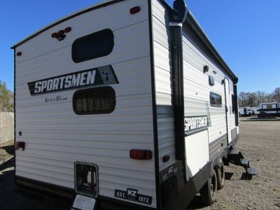 2022 Kz-rv Sportsmen — rear three-quarter view
