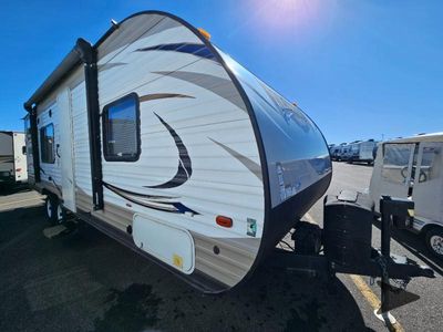 2018 Forest River RV Wildwood X-Lite — front three-quarter view