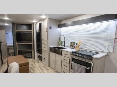 2025 Forest River RV Vibe — rear three-quarter view