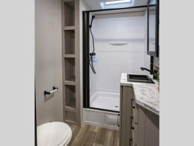 2025 Forest River RV Vibe — engine compartment view