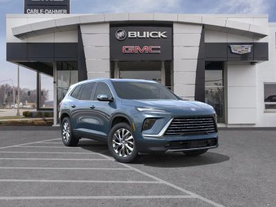 2026 Buick Enclave Preferred in Ocean Blue Metallic — front three-quarter view