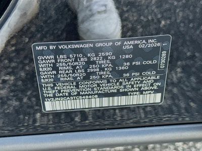 2026 Volkswagen Atlas — photo 27 view
