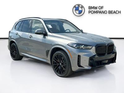2026 BMW X5 sDrive40i in Skyscraper Grey Metallic — front three-quarter view