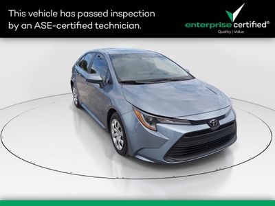 2024 Toyota Corolla LE CVT — front three-quarter view