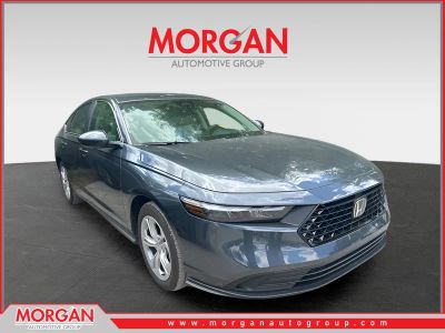 2025 Honda Accord LX in Gray — front three-quarter view