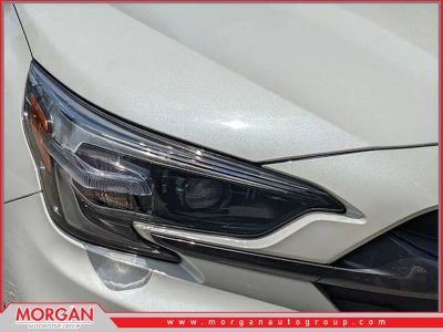 2025 Subaru Legacy Premium in Crystal White Pearl — front three-quarter view