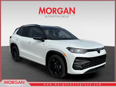 2026 Volkswagen Tiguan SE R-Line Black in Opal — front three-quarter view