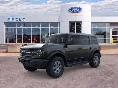 2026 Ford Bronco Big Bend® in Shadow Black — front three-quarter view