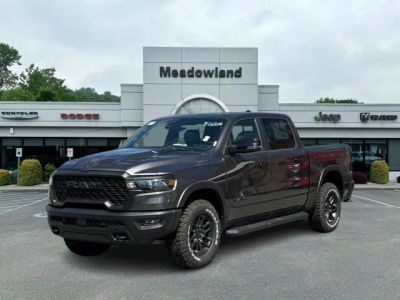 2026 RAM 1500 Rebel in Granite Crystal Metallic Clear-Coat Exterior Paint — front three-quarter view