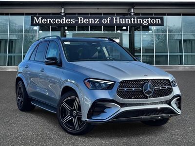 2026 Mercedes-Benz GLE 350 in Cirrus Silver Metallic — front three-quarter view