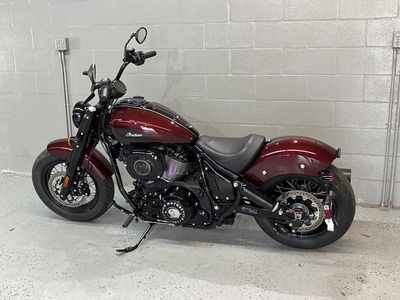2025 Indian Motorcycle Chief Bobber Dark Horse Maroon Metallic - Photo 4