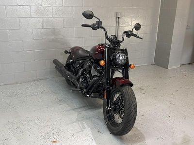 2025 Indian Motorcycle Chief Bobber Dark Horse Maroon Metallic - Photo 1